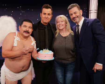 GUILLERMO RODRIGUEZ, JUSTIN THEROUX, GINA, JIMMY KIMMEL