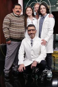 GUILLERMO RODRIGUEZ, TRIXIE KIMMEL, JIMMY KIMMEL, "SCIENCE BOB" PFLUGFELDER, WESLEY KIMMEL