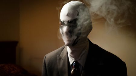 The Funeral Director during an interview with Mariana van Zeller. (National Geographic for Disney)