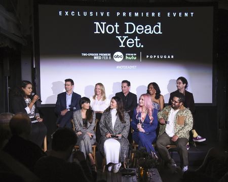 JADA GOMEZ (MODERATOR), DEAN HOLLAND (EXECUTIVE PRODUCER), HANNAH SIMONE, CASEY JOHNSON (CO-SHOWRUNNER, EXECUTIVE PRODUCER), GINA RODRIGUEZ, DAVID WINDSOR (CO-SHOWRUNNER, EXECUTIVE PRODUCER), LAUREN ASH, ANGELA E. GIBBS, JOSH BANDAY, RICK GLASSMAN
