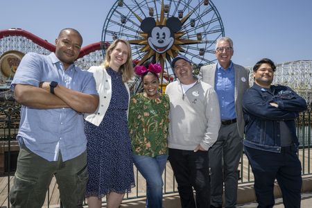 DONALD FAISON, ANNIKA CHASE (SENIOR VICE PRESIDENT, COMMERCIAL STRATEGY, DISNEYLAND RESORT), YVETTE NICOLE BROWN, DAVID H. WRIGHT III, (SENIOR VICE PRESIDENT, CASTING AND TALENT RELATIONS, DISNEY TELEVISION ANIMATION), CLARK JONES (SENIOR VICE PRESIDENT, DISNEYLAND RESORT, FINANCE & SPECIAL EVENTS), HARVEY GUILLÉN