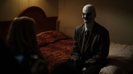 Mariana van Zeller interviews the Funeral Director for insight into the body parts trade. (National Geographic for Disney)
