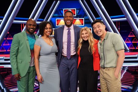 WAYNE BRADY, LYNDSAY LESASSIER, MICHAEL STRAHAN, DANIELLE FRANK, JOEL KIM BOOSTER