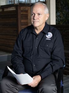 FEMA's Marty Bahamonde recounts his experience during Hurricane Katrina during an interview for the production of National Geographic's Hurricane Katrina: Race Against Time. With emotional accounts of survivors and immersive archival footage, the series reveals Hurricane Katrina as a disaster that was anything but natural. (National Geographic)