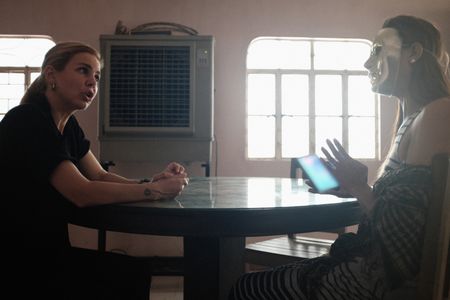 Mariana van Zeller discusses sextortion with Jamie. (National Geographic for Disney)
