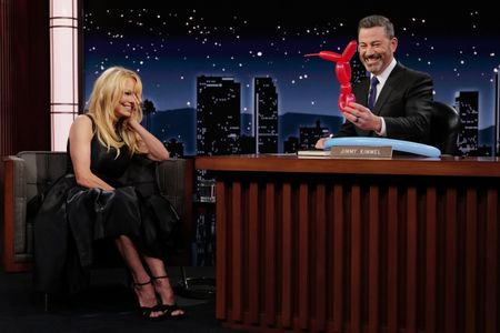 PAMELA ANDERSON, JIMMY KIMMEL