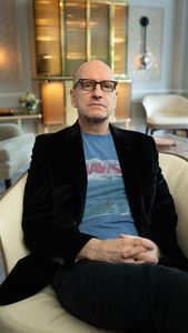 Steven Soderbergh, filmmaker is pictured during an interview for Jaws @ 50: The Definitive Inside Story. (National Geographic/William Mitchell)