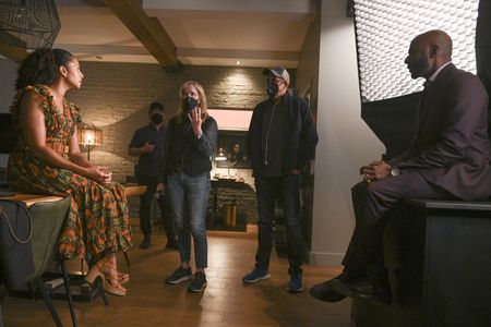 CHRISTINA MOSES, JOANNA KERNS (DIRECTOR), DJ NASH (EXECUTIVE PRODUCER/WRITER), ROMANY MALCO