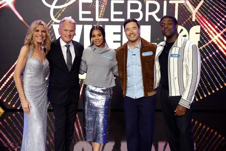 VANNA WHITE, PAT SAJAK, REGINA HALL, RANDALL PARK, SAM RICHARDSON