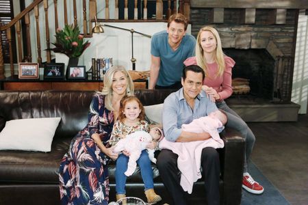 LAURA WRIGHT, AVA AND GRACE SCAROLA, CHAD DUELL, EDEN MCCOY, MAURICE BENARD