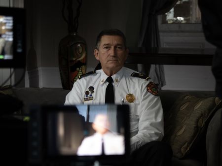 Now a District Fire Chief, Paul Hellmers was an New Ooreans Fire Department Captain when Hurricane Katrina hit the city in 2005. Along with fellow Captain Joe Fincher, he appears to have been the first to have reported and documented a breach in the levees from atop their Katrina HQ. A long distance runner and triathlete, Hellmers later ran an unofficial rescue operation, swimming out into the dying storm to commandeer boats and quickly organize his crew to use their skillset to rescue people from attics, or shuttle evacuees. With emotional accounts of survivors and immersive archival footage, National Geographic's Hurricane Katrina: Race Against Time reveals Hurricane Katrina as a disaster that was anything but natural. (National Geographic)