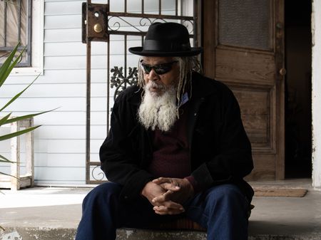 When Hurricane Katrina hit in 2005, Malik Rahim was a West Bank, an Algiers Point resident. He recounts his experience while being interviewed for the production of National Geographic's Hurricane Katrina: Race Against Time. With emotional accounts of survivors and immersive archival footage, the series reveals Hurricane Katrina as a disaster that was anything but natural. (National Geographic)