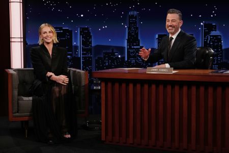CHARLIZE THERON, JIMMY KIMMEL