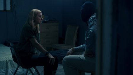 Mariana interviews Angel, a Mexican cartel member, about finding transplant subjects. (National Geographic)