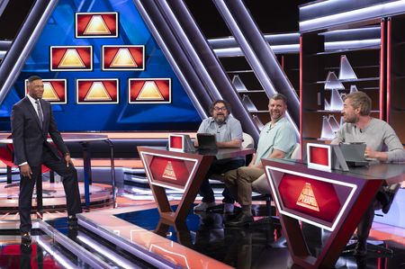 MICHAEL STRAHAN, BOBBY MOYNIHAN, CHRIS ARGENTO, MARK DUPLASS