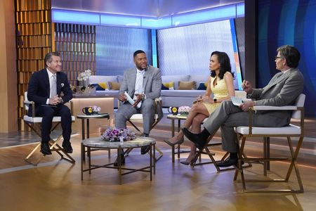 ROBERT HERJAVEC, MICHAEL STRAHAN, LINSEY DAVIS AND GEORGE STEPHANOPOULOS