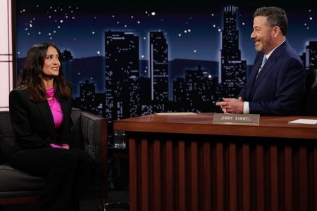 SALMA HAYEK PINAULT, JIMMY KIMMEL