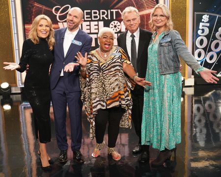 VANNA WHITE, PAUL SCHEER, LUENELL, PAT SAJAK, MARY LYNN RAJSKUB