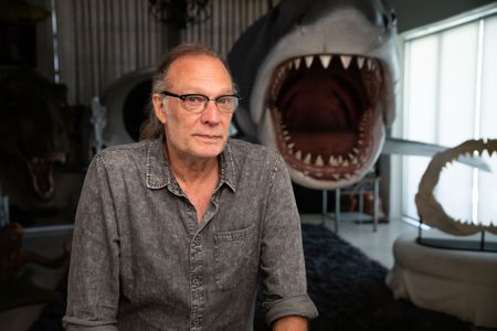 Filmmaker and FX Artist Greg Nicotero is pictured during an interview for Jaws @ 50: The Definitive Inside Story. (National Geographic/Chris Johnson)