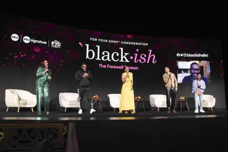 VIVICA A. FOX (MODERATOR), ANTHONY ANDERSON, TRACEE ELLIS ROSS, MARCUS SCRIBNER, MILES BROWN, COURTNEY LILLY (SHOWRUNNER AND EXECUTIVE PRODUCER)