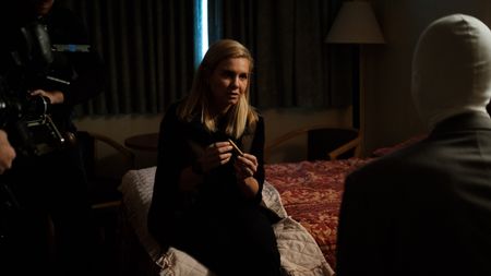 Mariana van Zeller interviews the Funeral Director for insight into the body parts trade. (National Geographic for Disney)