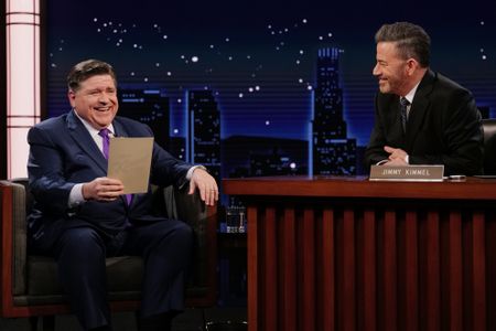 JB PRITZKER, JIMMY KIMMEL