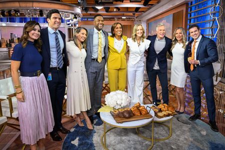 REBECCA JARVIS, WILL REEVE, GINGER ZEE, MICHAEL STRAHAN, ROBIN ROBERTS, GEORGE STEPHANOPOULOS, LARA SPENCER, SAM CHAMPION, BECKY WORLEY, GIO BENITEZ