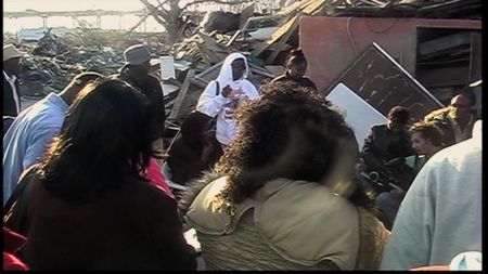 New Orleans residents gather to plan ways to fight back against the master plan to rebuild New Orleans, which could take away their property. (Journeyman Pictures LTD)