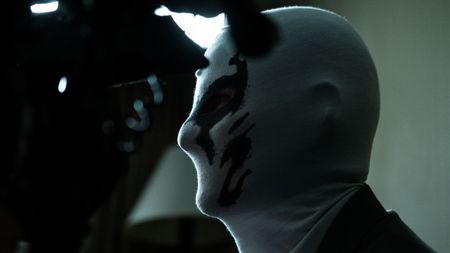 The Funeral Director during an interview with Mariana van Zeller. (National Geographic for Disney)