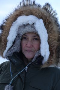 Ana Hoffman checks blackfish traps with her sons. (BBC Studios Reality Productions, LLC/Isaiah Branch - Boyle)