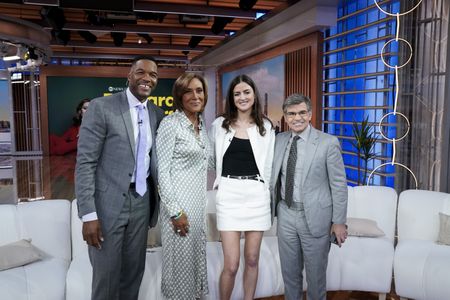 MICHAEL STRAHAN, ROBIN ROBERTS, JACKIE JESKO, GEORGE STEPHANOPOULOS