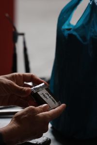 Mariana van Zeller handles a sample of hash in Portugal. (National Geographic for Disney)