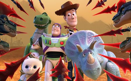 REX, BUZZ LIGHTYEAR, WOODY, TRIXIE