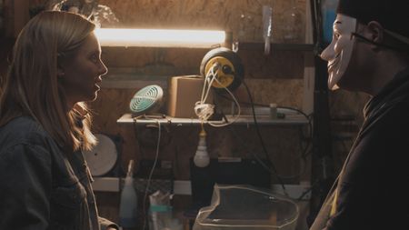 Mariana interviews Notorious PIG at his MDMA production location. (Photo credit: National Geographic)