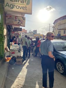 Mariana Van Zeller walks the streets of Nairobi. (National Geographic)