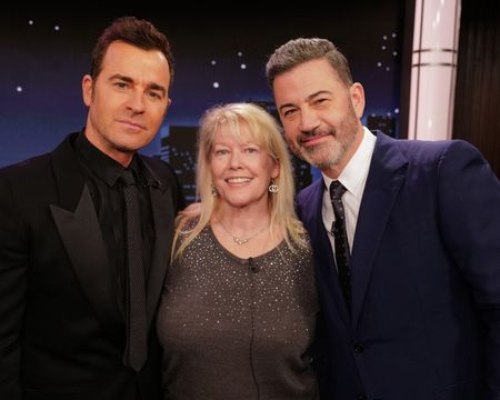 JUSTIN THEROUX, GINA, JIMMY KIMMEL