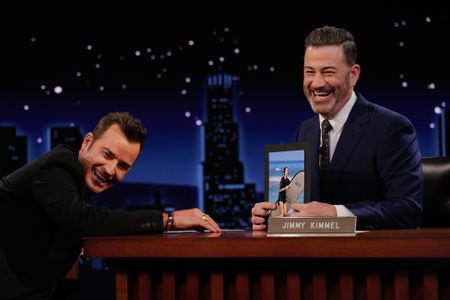 JUSTIN THEROUX, JIMMY KIMMEL