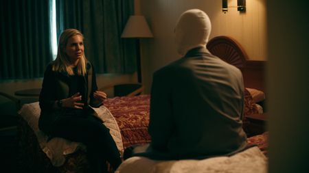 Mariana van Zeller interviews a funeral director with knowledge of the body parts business. (National Geographic)
