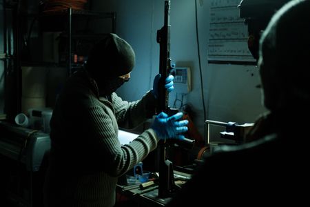 Tony builds ghost guns in a Northern California location. (National Geographic for Disney)