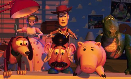 SLINKY® DOG, BO PEEP, MR. POTATO HEAD®, WOODY, HAMM, REX