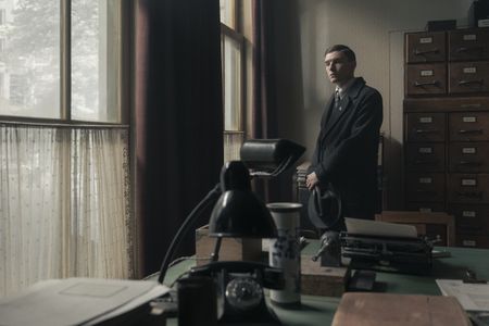 A SMALL LIGHT - Bill Milner as Tonny Ahlers as seen in A SMALL LIGHT. (Credit: National Geographic for Disney/Dusan Martincek)