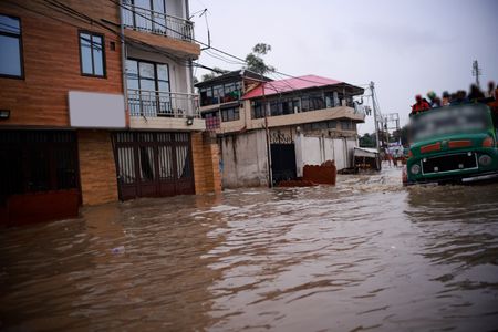 Flooded streets in Kinshasa, DRC. (National Geographic for Disney)