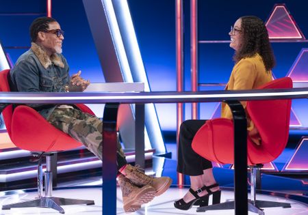 MICHAEL STRAHAN, D.L. HUGHLEY, AMAYA BROYLS