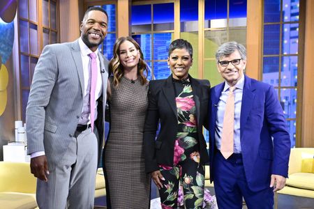 MICHAEL STRAHAN, REBECCA JARVIS, TAMRON HALL, GEORGE STEPHANOPOULOS