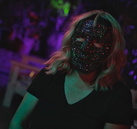 Masked woman. (Credit: National Geographic)