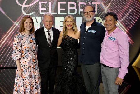 ELLIE KEMPER, PAT SAJAK, VANNA WHITE, RAINN WILSON, OSCAR NUÑEZ
