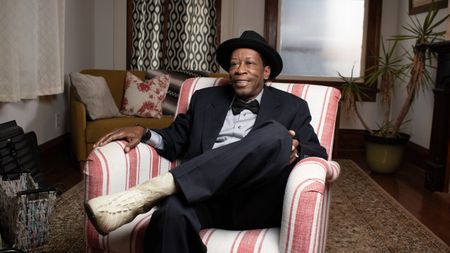 Big Chief Kevin Goodman is a cultural ambassador, coming from a family immersed in the rich traditions of the 7th Ward Black Masking Indian (also referred to as Mardi Gras Indian) culture, which blends African, Native American, and Creole influences. During Katrina, weakened from days without food and water, Goodman bravely held his months-old twin nieces in his arms as he stood in front of news cameras to report the reality of what was happening at the Convention Center. With emotional accounts of survivors and immersive archival footage, National Geographic's Hurricane Katrina: Race Against Time reveals Hurricane Katrina as a disaster that was anything but natural. (National Geographic)