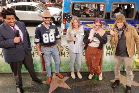 LOU WILSON, DYLAN, MALGORZATA, MAYA, JON STEWART
