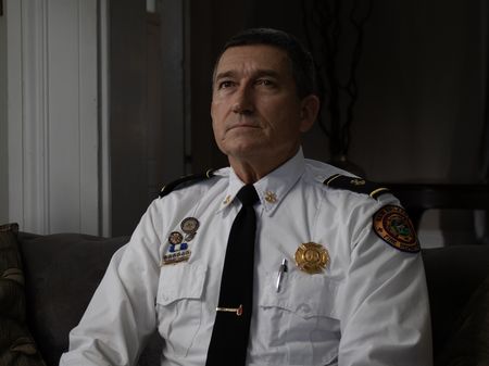 Now a District Fire Chief, Paul Hellmers was an New Orleans Fire Department Captain when Hurricane Katrina hit the city in 2005. Along with fellow Captain Joe Fincher, he appears to have been the first to have reported and documented a breach in the levees from atop their Katrina HQ. A long distance runner and triathlete, Hellmers later ran an unofficial rescue operation, swimming out into the dying storm to commandeer boats and quickly organize his crew to use their skillset to rescue people from attics, or shuttle evacuees. With emotional accounts of survivors and immersive archival footage, National Geographic's Hurricane Katrina: Race Against Time reveals Hurricane Katrina as a disaster that was anything but natural. (National Geographic)