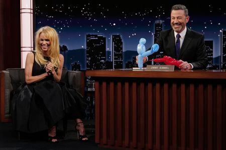 PAMELA ANDERSON, JIMMY KIMMEL